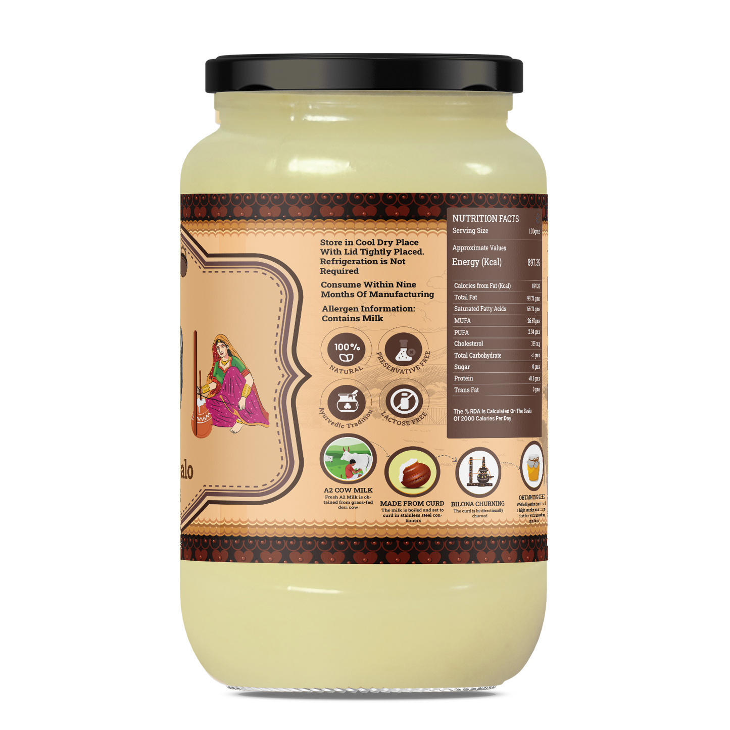 A2 Bilona Buffalo Ghee