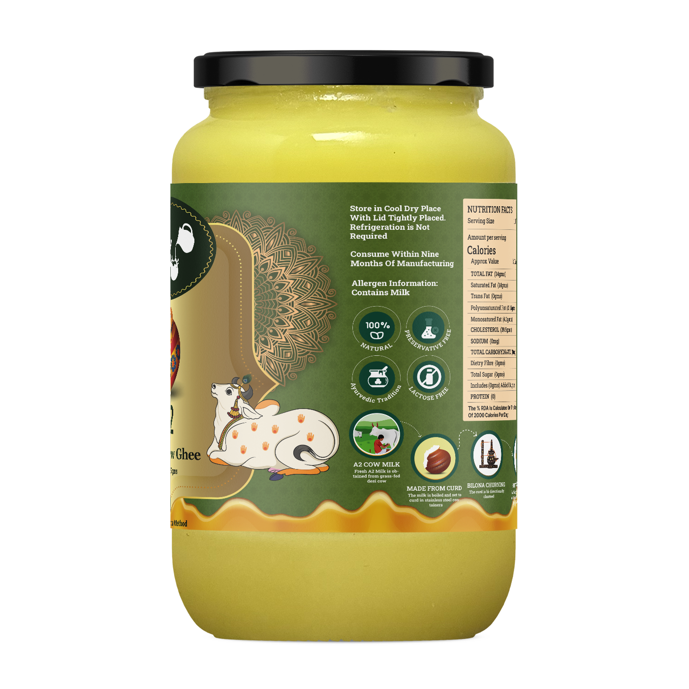 A2 Bilona Cow Ghee