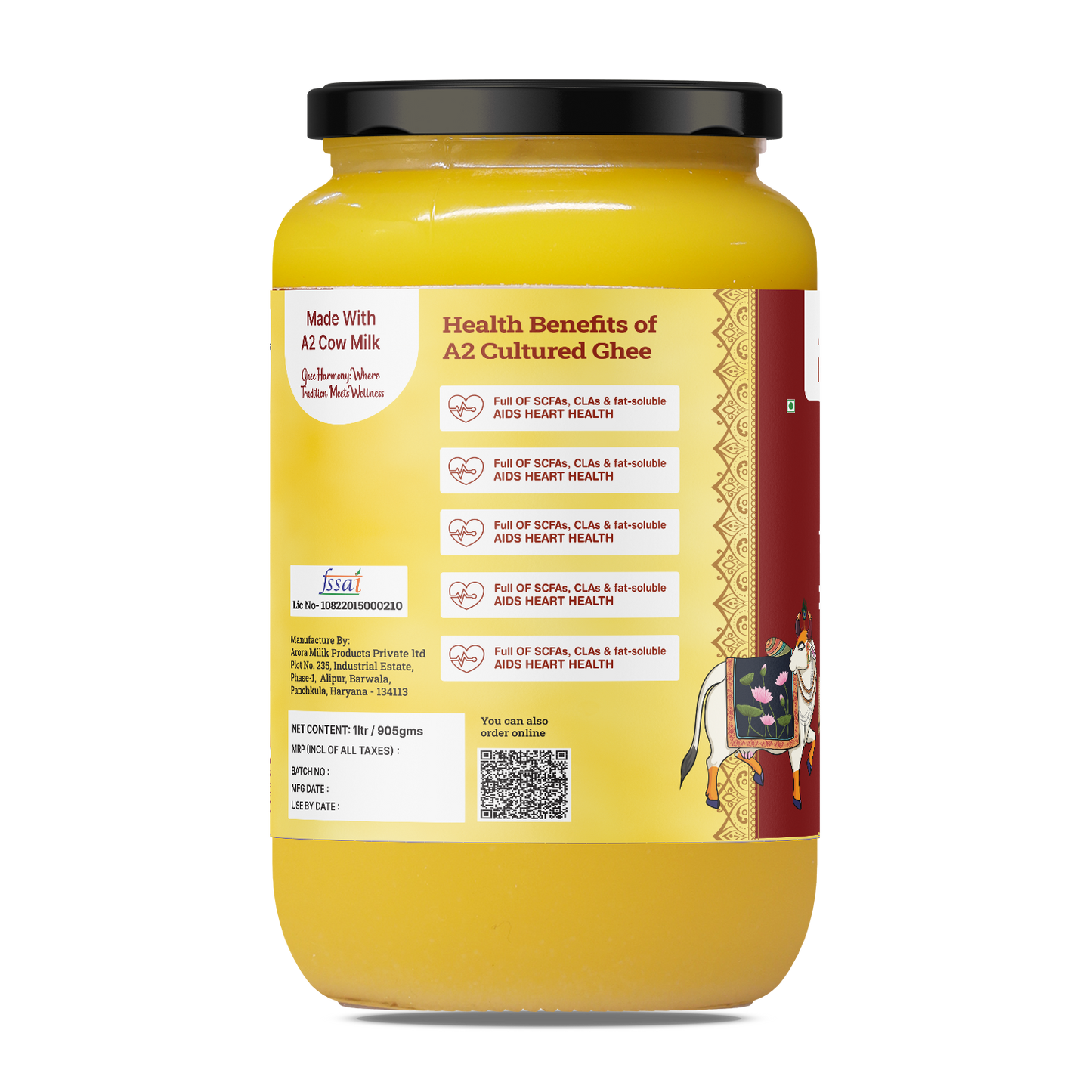 A2 Cultured Cow Ghee