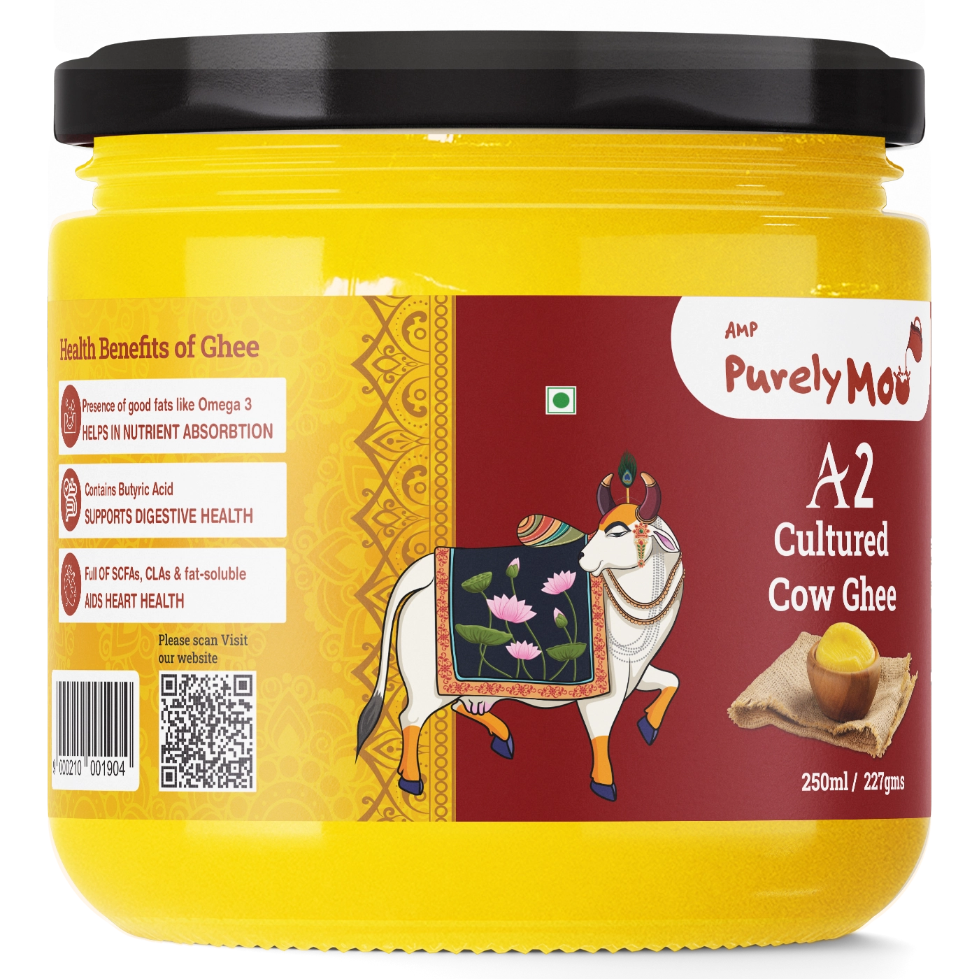 A2 Cultured Cow Ghee