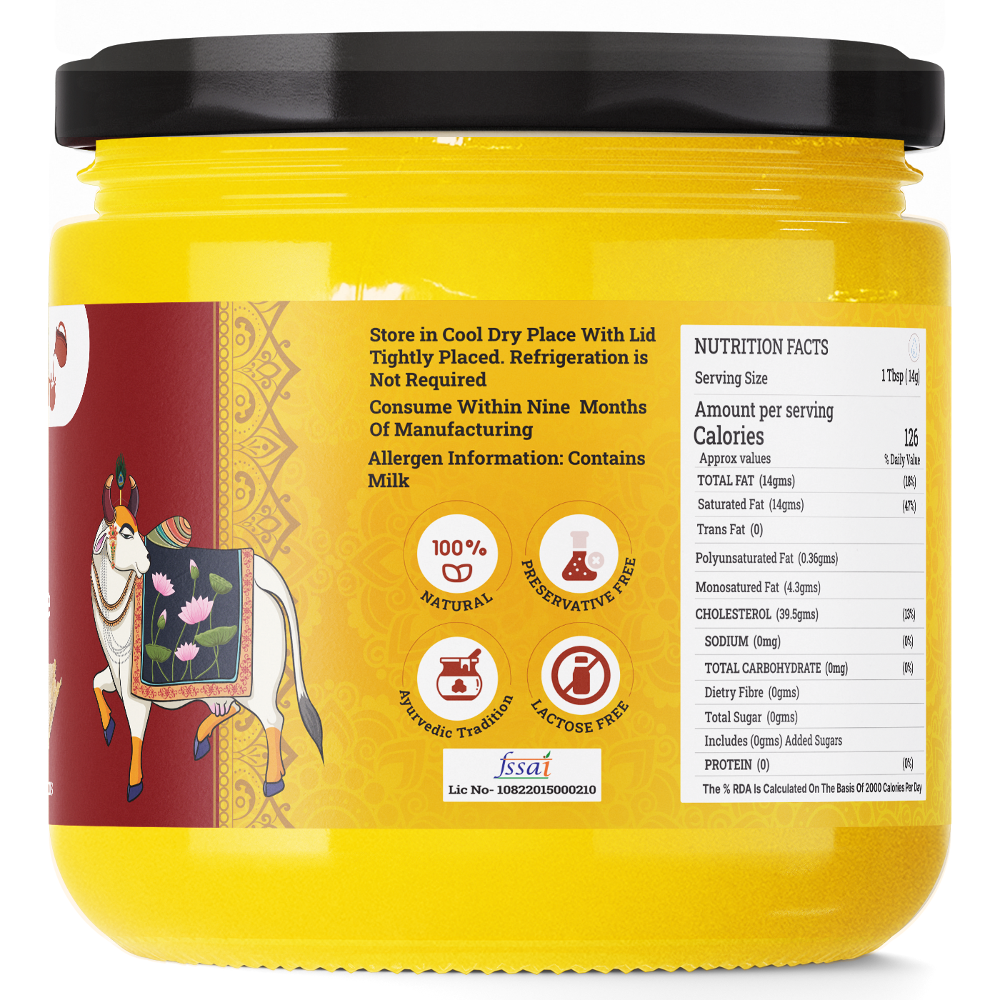 A2 Cultured Cow Ghee