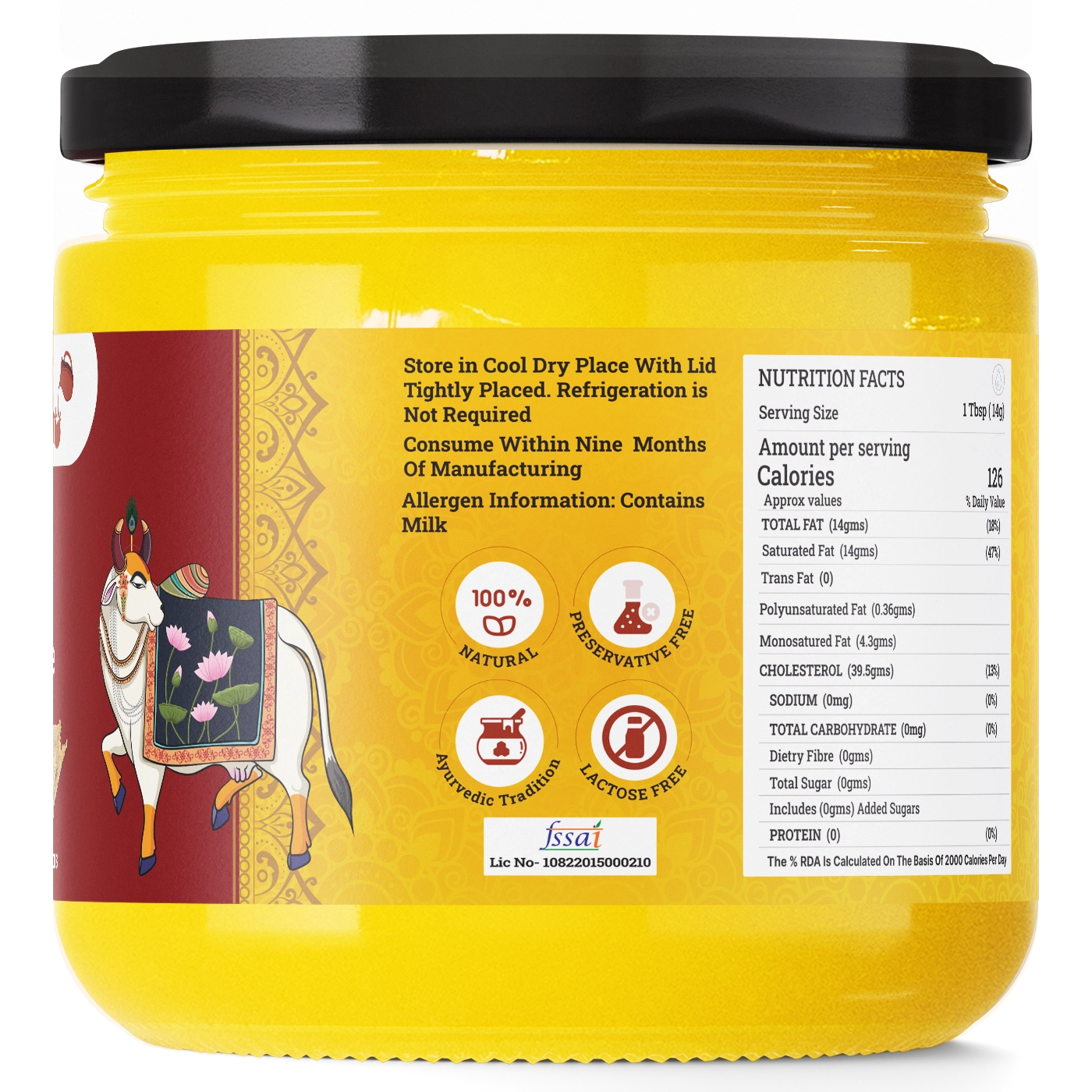 A2 Cultured Cow Ghee