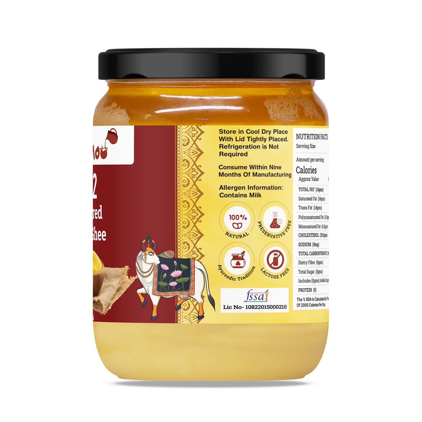 A2 Cultured Cow Ghee