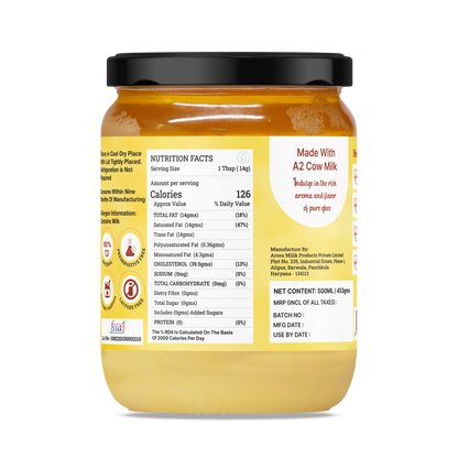 A2 Cultured Cow Ghee