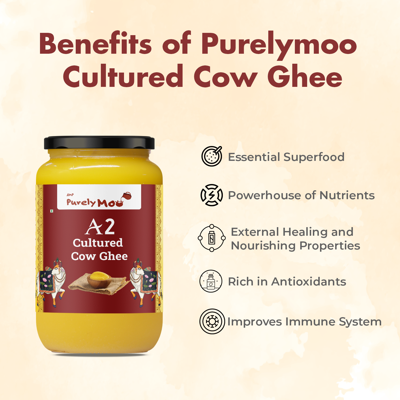 A2 Cultured Cow Ghee