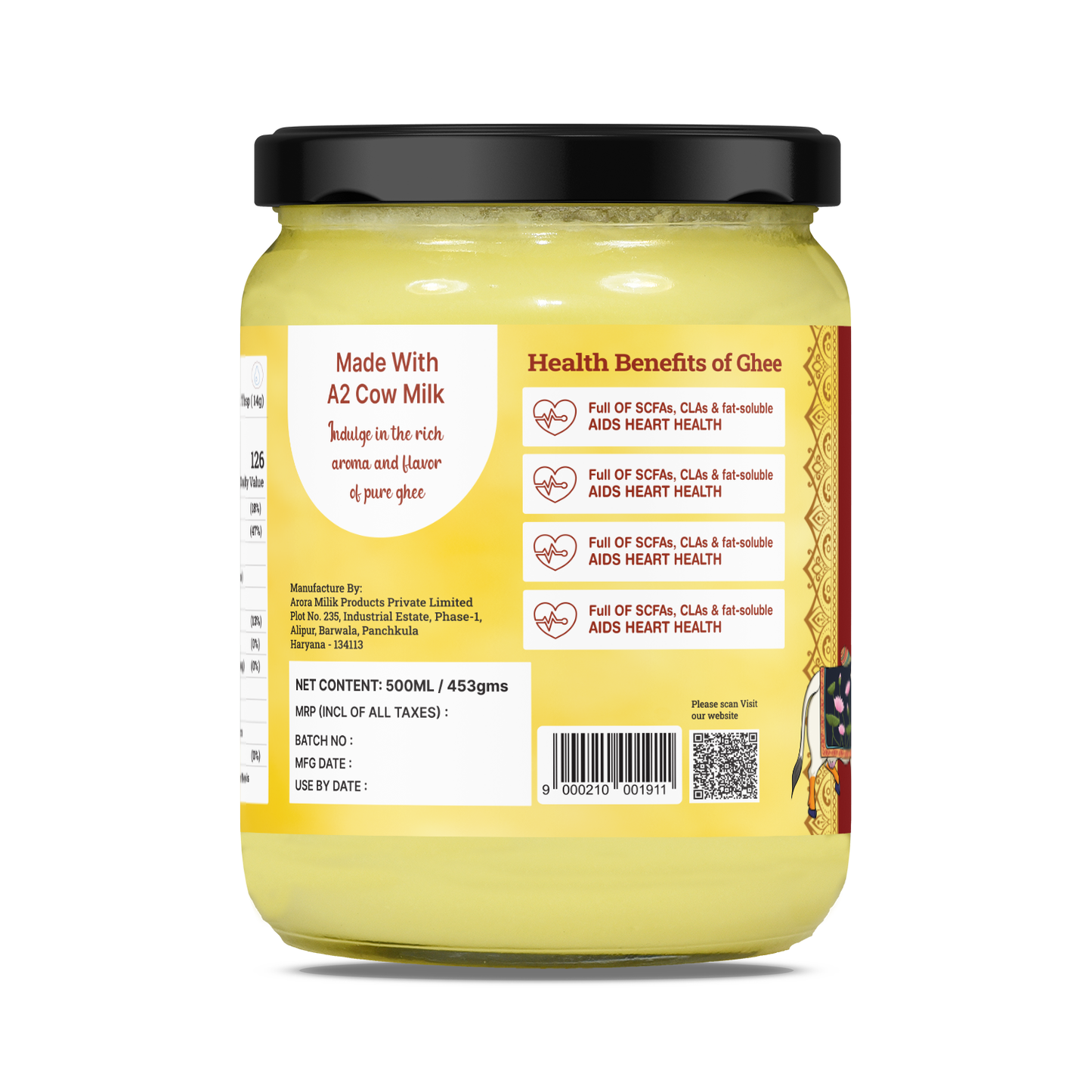 A2 Cultured Cow Ghee